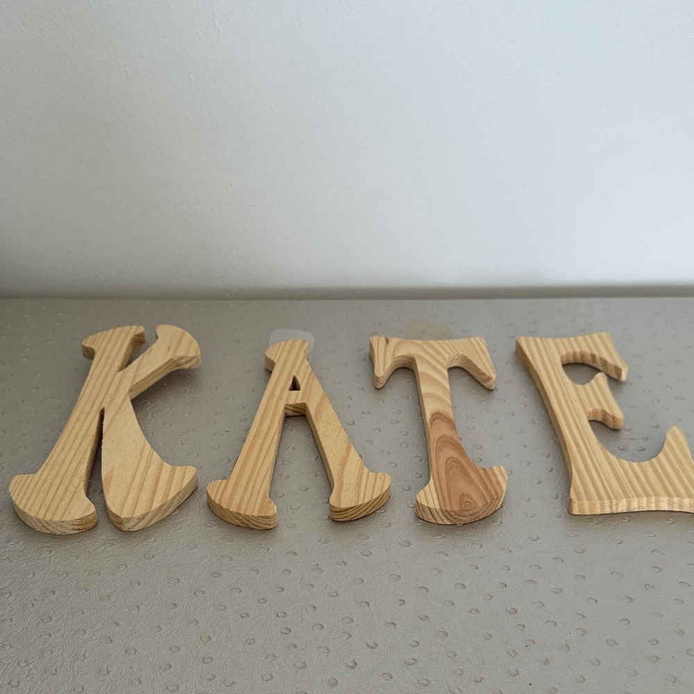 Rustic Wooden Letter Wall Art- Kate